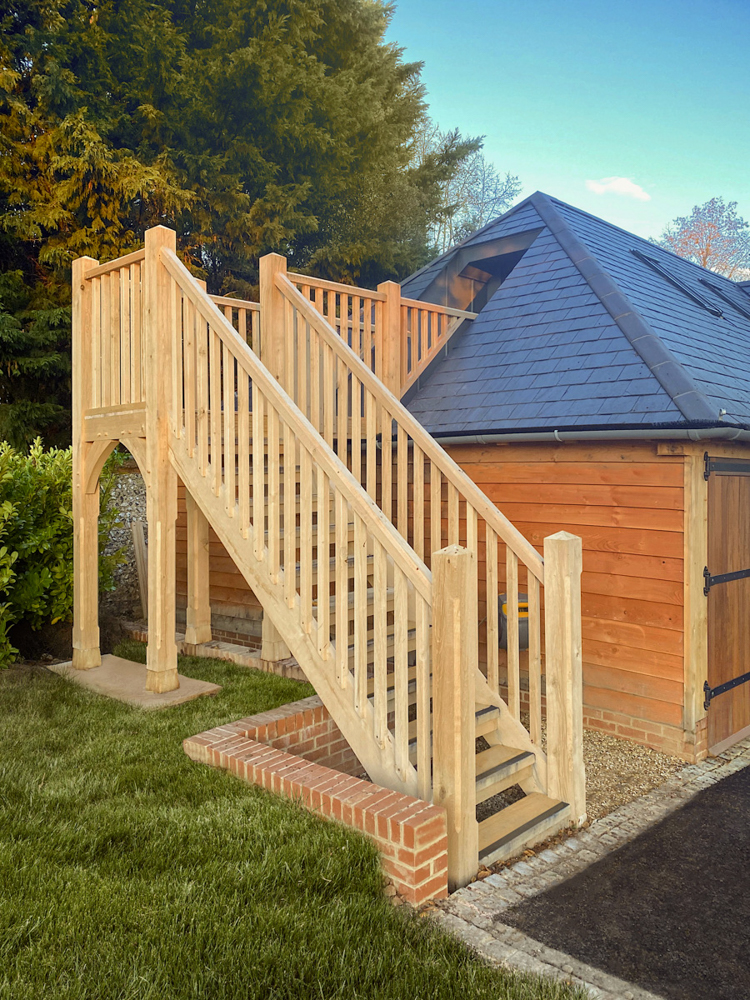 External Timber Staircase